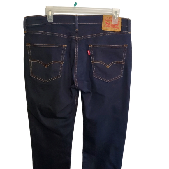 Levi's 511 jeans, 33" waist, 32" inseam dark blue. - Picture 2 of 8